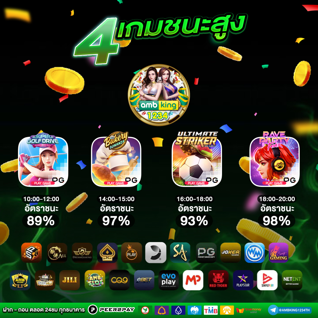 เว็บพนันออนไลน์ ฝากถอน ไม่มีขั้นต่ำ เว็บตรง - แบนเนอร์โปรโมชั่น
