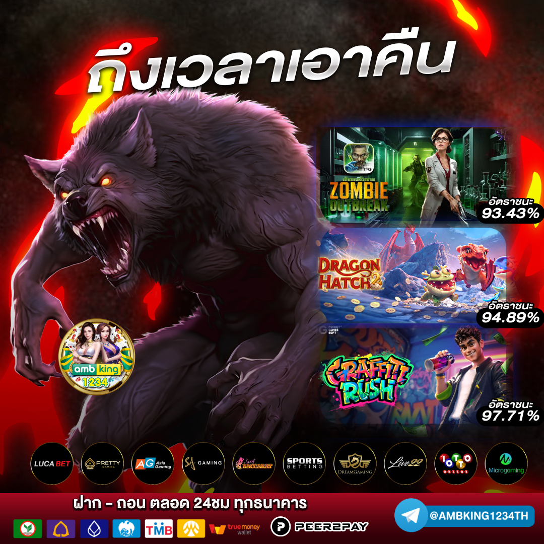 รวมค่ายสล็อต ไม่มี ขั้นต่ำ 24 ชั่วโมง - แบนเนอร์โปรโมชั่น