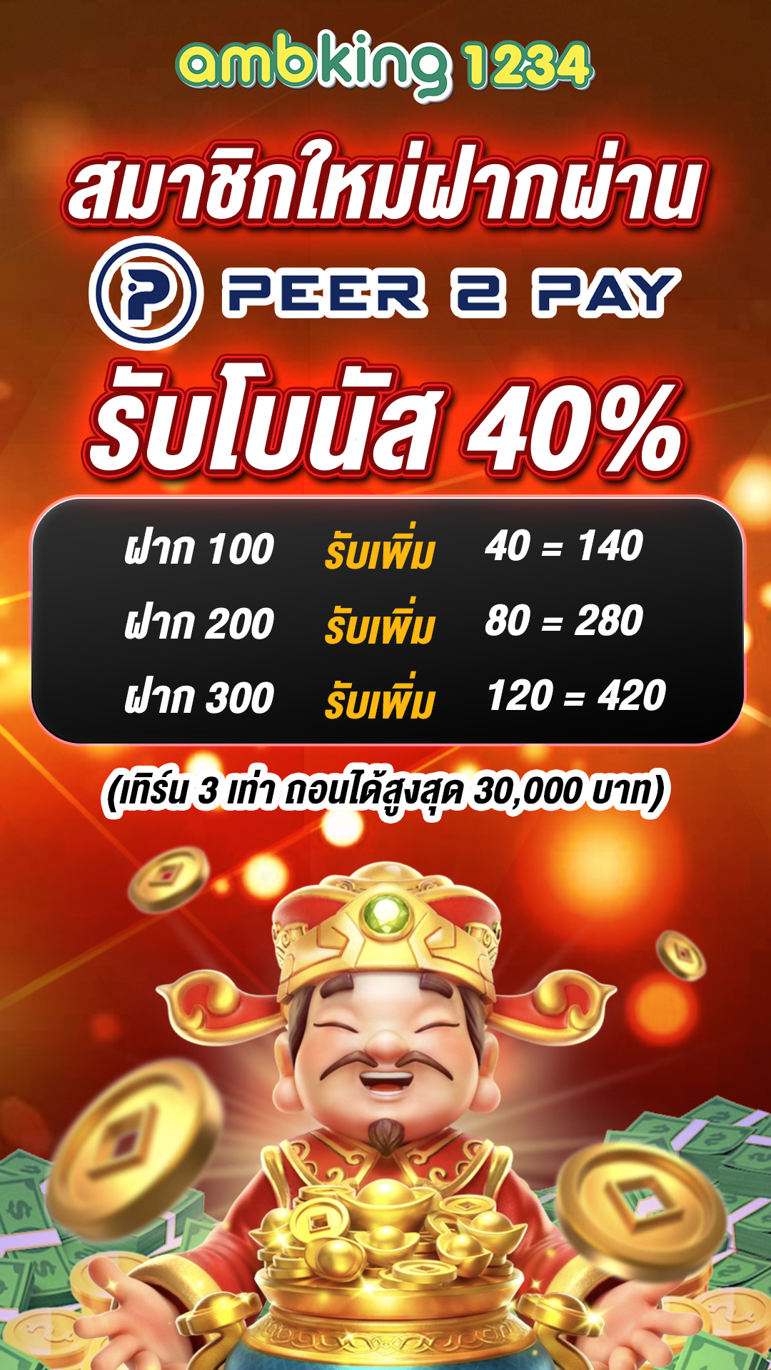สล็อต ฝาก ถอน true wallet เว็บ ตรง - แบนเนอร์โปรโมชั่น