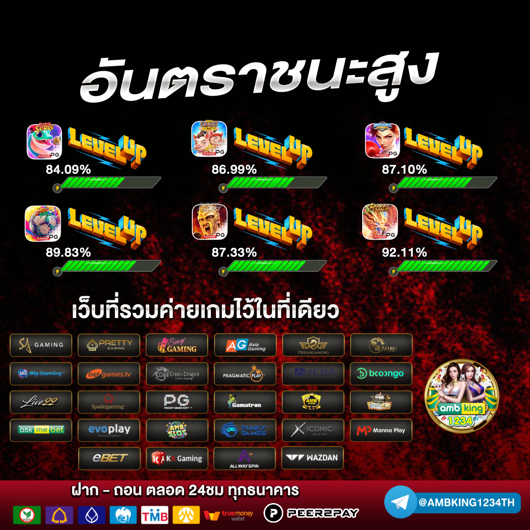 เว็บพนันออนไลน์ ฝากถอน ไม่มี ขั้น ต่ํา - แบนเนอร์โปรโมชั่น